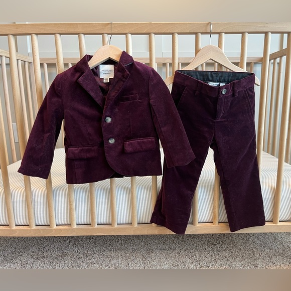 Janie and Jack Other - Janie and Jack 2T Velvet Suit